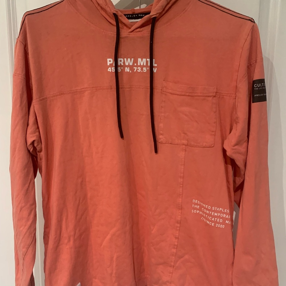 Cutter & Buck Pink Hoodie Sweatshirt Casual A6